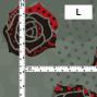 Flamenco Fabric / Rose & Dots / JKF-187-GY
