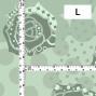 Flamenco Fabric / Rose & Dots / JKF-187-LGY