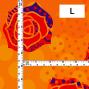 Flamenco Fabric / Rose & Dots / JKF-187-OR