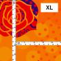 Flamenco Fabric / Rose & Dots / JKF-187-OR