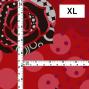 Flamenco Fabric / Rose & Dots / JKF-187-RD