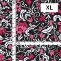 Flamenco Fabric / Small Flower / JKF-191-BK