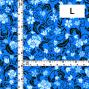 Flamenco Fabric / Small Flower / JKF-191-BL