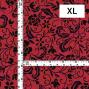 Flamenco Fabric / Small Flower / JKF-191-RDBK