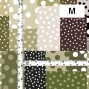 Flamenco Fabric / Dots & Patchwork Style / JKF-195-BE