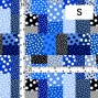Flamenco Fabric / Dots & Patchwork Style / JKF-195-BL