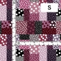 Flamenco Fabric / Dots & Patchwork Style / JKF-195-GYRD