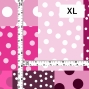 Flamenco Fabric / Dots & Patchwork Style / JKF-195-PI