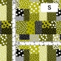 Flamenco Fabric / Dots & Patchwork Style / JKF-195-YE