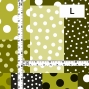 Flamenco Fabric / Dots & Patchwork Style / JKF-195-YE