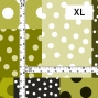 Flamenco Fabric / Dots & Patchwork Style / JKF-195-YE