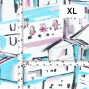 Flamenco Fabric / Townscape Pattern / JKF-197-LBL
