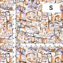 Flamenco Fabric / Townscape Pattern / JKF-197-OR