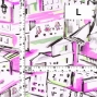 Flamenco Fabric / Townscape Pattern / JKF-197-PI