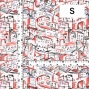 Flamenco Fabric / Townscape Pattern / JKF-197-RD
