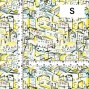 Flamenco Fabric / Townscape Pattern / JKF-197-YE