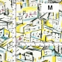 Flamenco Fabric / Townscape Pattern / JKF-197-YE