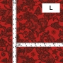 Flamenco Fabric / Lace Print / JKF-700-RDBK