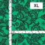 Flamenco Fabric / Lace Print / JKF-700-TBLBK