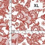 Flamenco Fabric / Lace Print / JKF-700-WHRD