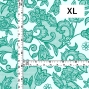 Flamenco Fabric / Lace Print / JKF-700-WHTBL