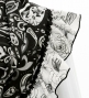 Flamenco Apron and Shawl Set / Paisley / Black / JPA-10