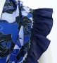 Flamenco Apron and Shawl Set / Roses / Blue / JPA-11
