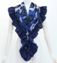 Flamenco Apron and Shawl Set / Roses / Blue / JPA-11