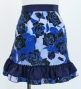 Flamenco Apron and Shawl Set / Roses / Blue / JPA-11