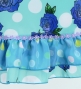 Flamenco Apron and Shawl Set / Roses & Dots / Light Blue / JPA-12