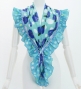 Flamenco Apron and Shawl Set / Roses & Dots / Light Blue / JPA-12