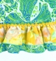 Flamenco Apron and Shawl Set / Butterfly Paisley / Green / JPA-13