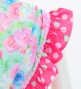 Flamenco Apron and Shawl Set / Floral / Light Blue&Pink / JPA-14