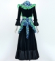 Flamenco Apron and Shawl Set / Paisley / Blue / JPA-15
