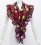 Flamenco Apron and Shawl Set / Dots / Navy&Yellow / JPA-16