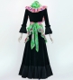 Flamenco Apron and Shawl Set / Roses / Green / JPA-17