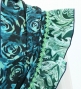 Flamenco Apron and Shawl Set / Roses / Blue / JPA-18