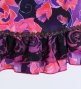 Flamenco Apron and Shawl Set / Roses / Pink&Purple / JPA-19