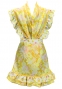 Flamenco Apron and Shawl Set / Floral / Yellow / JPA-20