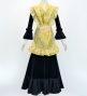 Flamenco Apron and Shawl Set / Floral / Yellow / JPA-20