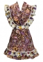 Flamenco Apron and Shawl Set / Paisley / Brown / JPA-21
