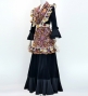 Flamenco Apron and Shawl Set / Paisley / Brown / JPA-21