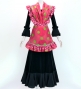 Flamenco Apron and Shawl Set / Dots / Pink / JPA-22