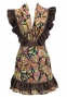 Flamenco Apron and Shawl Set / Butterfly Paisley / Red&Yellow / JPA-23