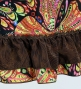 Flamenco Apron and Shawl Set / Butterfly Paisley / Red&Yellow / JPA-23