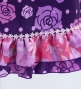Flamenco Apron and Shawl Set / Roses / Purple / JPA-24