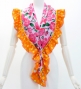 Flamenco Apron and Shawl Set / Roses / Pink / JPA-25