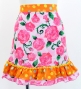 Flamenco Apron and Shawl Set / Roses / Pink / JPA-25