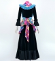Flamenco Apron and Shawl Set / Roses / Pink / JPA-26