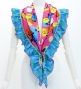Flamenco Apron and Shawl Set / Roses / Pink / JPA-26
